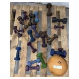 Dumbbells with Medicine Ball