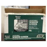 (12) New Adjustable Window Screens