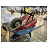 (2) Metal Wheelbarrows