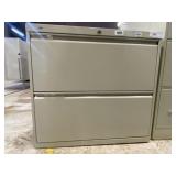 2 Drawer Lateral Metal File Cabinet