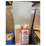 (2) Double Sided Sign Boards and 70" Folding Table