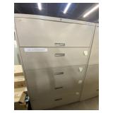 (2) 5 Drawer Lateral File Cabinets