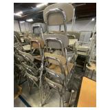 (10) Metal Framed Stacking Chairs