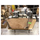 (2) 5 Ft. Adjustable Height Work Tables