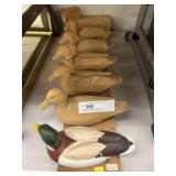 Progressions of Wood Carved Decoys