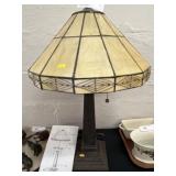 Slag Glass Table Light