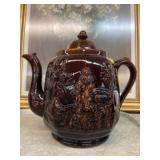 Rockingham Glazed Pitcher