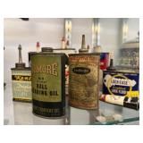 Grouping of Vintage Oil Cans