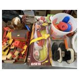 Roller Skates and Assorted Toys