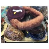 Vintage Hats with Mink