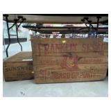 (2) Wooden Shipping Boxes