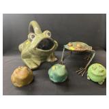 Frog Pitcher with Novelty Candles