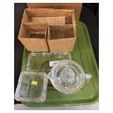 Refrigerator Dishes, Juicer, Mixing Bowls