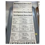 1915 Baseball Score Cards