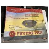 15" Cast Iron Frying Pan