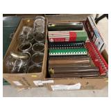 Box of Assorted Cookbooks w/ Canning Jars