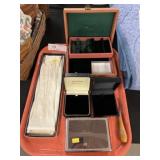 Jewelry and Bureau Boxes with Gloves