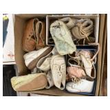 Grouping of Vintage Baby Shoes