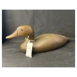 Unsigned Carved Wood Duck Decoy