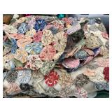 Yoyo Pattern Quilt with Unfinished Top