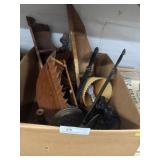 Box of Table Lights and Home Decor