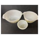 (2) Fire King Star Glow Pattern Bowls