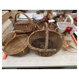 Asst. of Wicker Woven Baskets