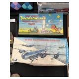 Vintage Model Kit with Rocket Game