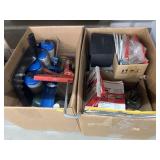 (4) Boxes of Hardware and Painting Supplies