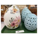 Grouping of Porcelain and Decorative Eggs