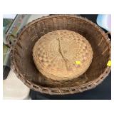 (2) Wicker Woven Baskets