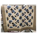 Contemporary Diamond Pattern Quilt