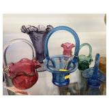 Grouping of Fenton and Unsigned Art Glass