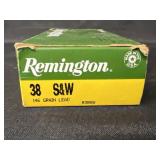 50 Rounds of 38 S&W Ammunition
