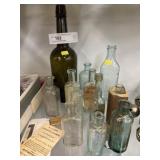 Embossed Apothecary Bottles