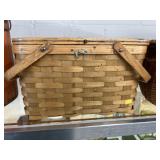 Split Oak Woven Picnic Basket