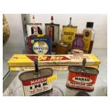Grouping of Vintage Oil Cans