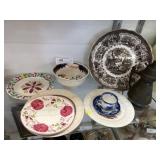 Gaudy Stick Spatter & Antique Chinaware Plates