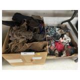 (2) Boxes of Fabric Remnants