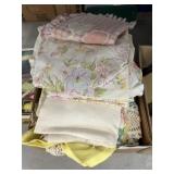 Assorted Bed Linens and Textiles