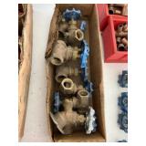 (9) 1/2" Brass Water Valves