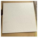 180 Sq. Ft. of White Vinyl Floor Tiles