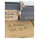 720 Sq. Ft. of Brown Granite Vinyl Floor Tiles