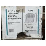 (2) Boxes of Smooth Shank Wire Coil Nails