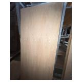 (2) Oak Veneer Door Slabs