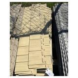 (18) Pieces of  Yellow/Tan Vinyl Siding
