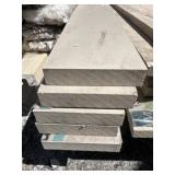 (6) Vinyl Trim Boards