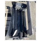 (12) Powder Coated Aluminum Railing Posts