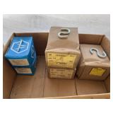 S Hooks and Wood Screws