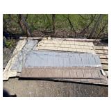 (45) Pieces of Vinyl Siding- Assorted Colors